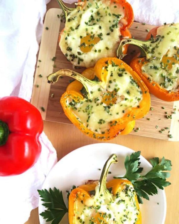 Täytetyt munajuusto paprikat (keto, vhh, gluteeniton) Good Life