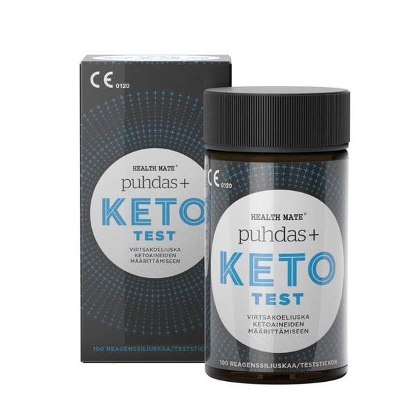 Pudas+ KETO test liuskat ovat helppo ja edullinen tapa aloittaa ketoosi mittaus